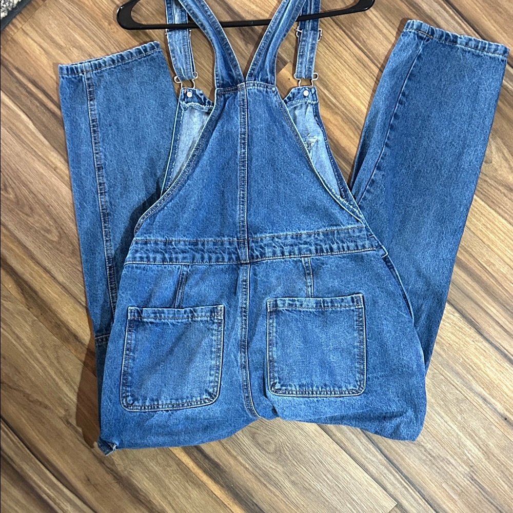 Celebrity Pink Women's Denim Blue Overalls - Picture 6 of 6
